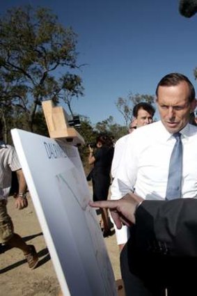 Organised Opposition: Tony Abbott leads the Coalition through a well managed campaign.