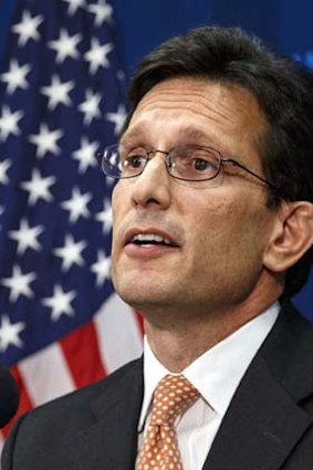 US house majority leader Eric Cantor.