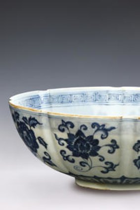 A Ming Dynasty porcelin bowl from Dr Chau's collection.