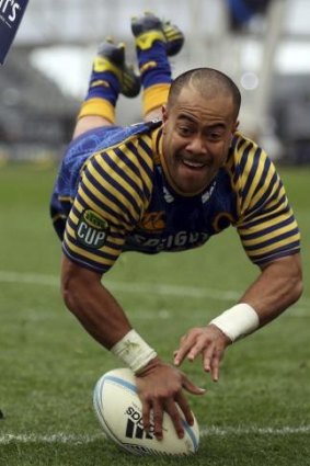 Career cut short: Buxton Popoalii playing for Otago last year.