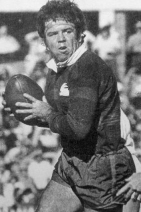 Rabbitohs legend Gary Stevens in action during the 1971 grand final.