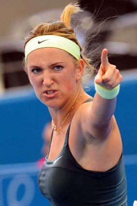 Emotional charge: World No. 1 Victoria Azarenka is looking forward to defending the Australian Open title she won in Melbourne last January.