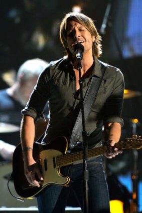 Keith Urban performs at a concert last year.