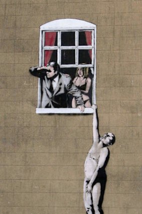 A Banksy in Park Street.