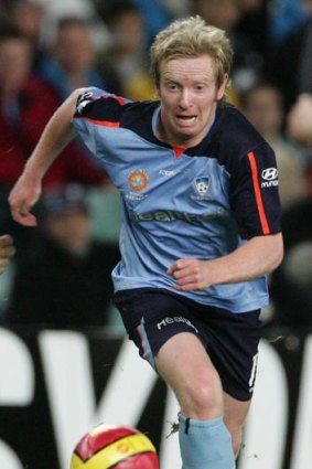 A-League days: David Carney in action for Sydney FC.