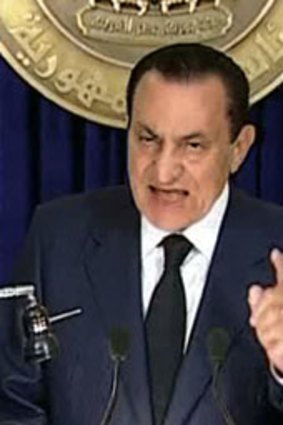 Egypt President Hosni Mubarak ... set to address the nation