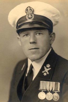 Man of the sea ... Claude Choules in the Royal Australian Navy.