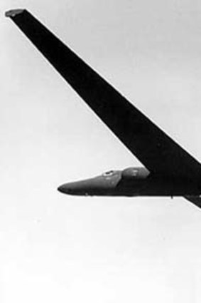 The prototype U-2 spy plane is tested at what became known at Area 51 in Nevada.