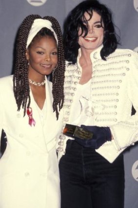 Michael Jackson, pictured with his sister Janet.
