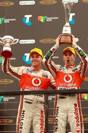 "They gave Whincup an instruction to pull over under the podium according to a premeditated plan. Lowndes won the race because of that" ... FPR team principal Tim Edwards.