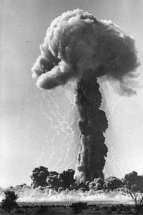 Maralinga nuclear testing.