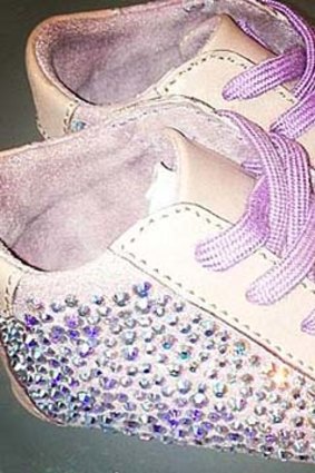 The shoes designed by Ruthie Davis for Beyonce's daughter.