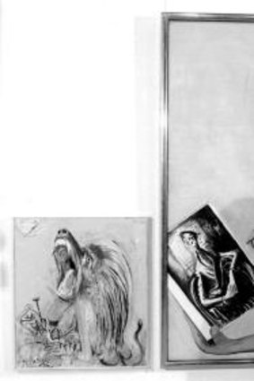 Brett Whiteley's winning 1978 entry <i>Art, Life and the Other Thing</i>.          hhollins