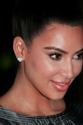 Vanpire facial: Kim Kardashian.