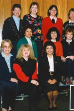 Peter Searson (bottom row, second from right) and Carmel Rafferty (top row, second from right).