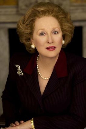 Oscar winning actress Meryl Streep is transformed for her role as former British PM Margaret Thatcher.