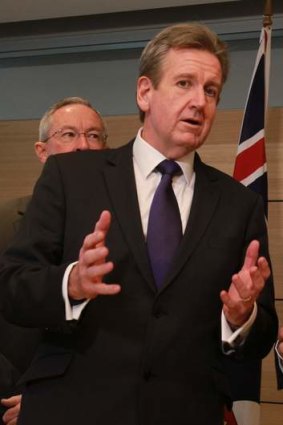 "The NSW government is determined to help the Blue Mountains community": Premier Barry O'Farrell.