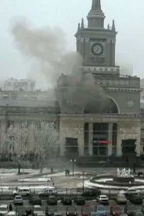 Deadly bomb blast: Volgograd railway station.