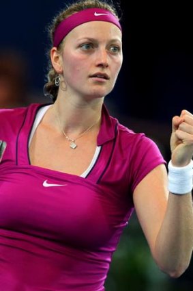 Winner ... Petra Kvitova.