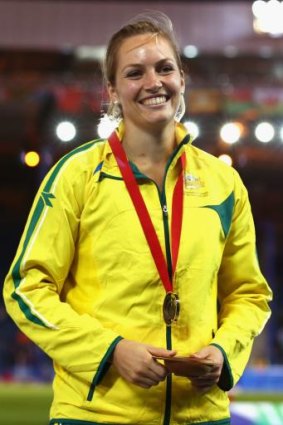 Bronzed Aussie: Kelsey-Lee Roberts.