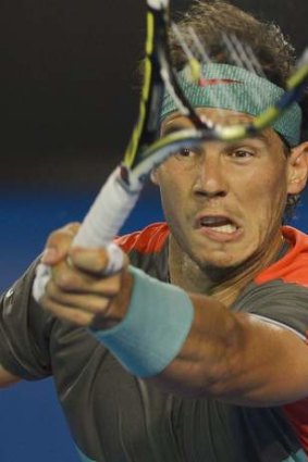 Rafael Nadal was too good for Thanasi Kokkinakis at the Rod Laver Arena.