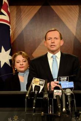 Sophie Mirabella, Tony Abbott and Joe Hockey.