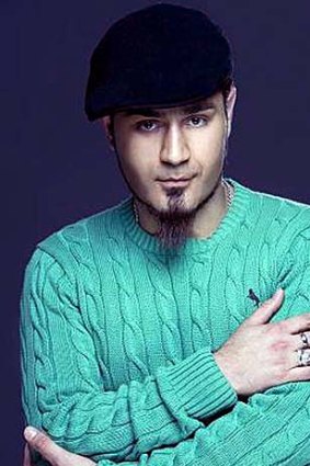 Iranian rapper Shahin Najafi.