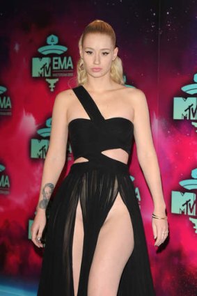 Skin cycle: Recording artist and model Iggy Azalea shows off her best pelvage.