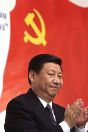 Bound for glory &#8230; the Chinese Vice-President, Xi Jinping, was billeted with local farmers when he first visited Iowa in 1985.