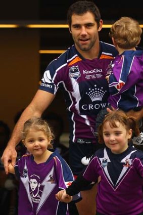 Father's day ...  Cameron Smith with his children.