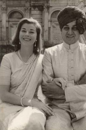Happy couple: Their Highnesses the Maharaja and Maharajni of Cooch Behar.