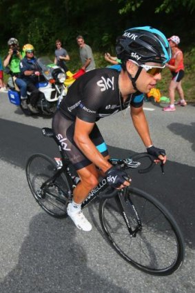Transition? What transition?: Richie Porte in action during stage 15 of the Tour de France.