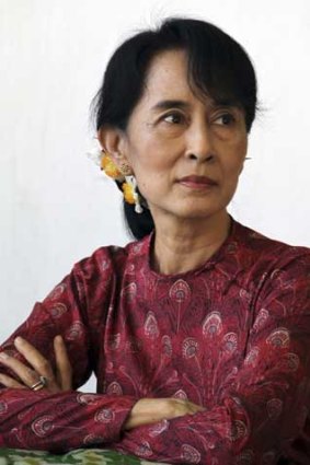 Aung San Suu Kyi.