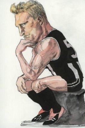 Spooner's view of Nathan Buckley as the Collingwood captain.