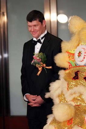 James Packer is pursuing business interests in Macau.