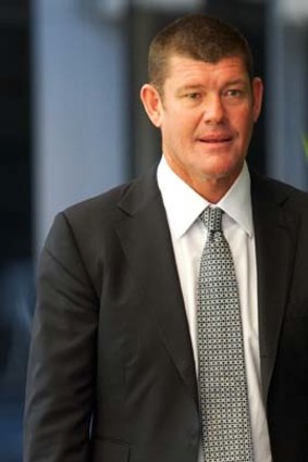 Growing cocky: James Packer.