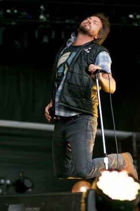 Eddie Vedder from <i>Pearl Jam</i>.