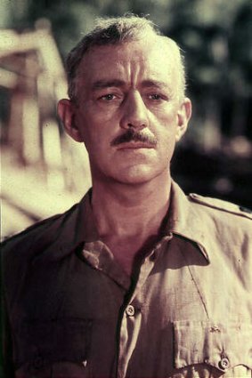Sir Alec Guinness in <i>The Bridge on the River Kwai</i>.