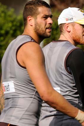 Lance Franklin (left) could receive a lucrative deal outside of the salary cap should he join Greater Western Sydney and be willing to promote the sport in the northern state.