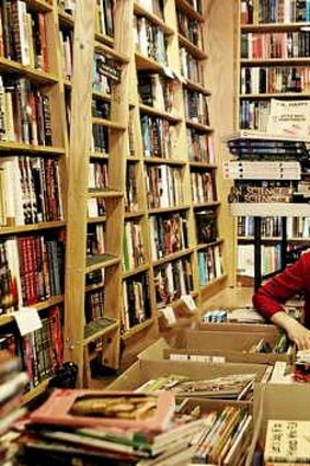 Towering success: Novelist Ann Patchett in her Nashville bookstore.