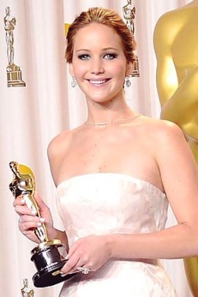 Self-deprecating: Jennifer Lawrence.