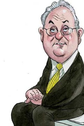 Trevor Gerber ... did the Valad chairman enjoy an undeserved bonanza? <em>Illustration: John Shakespeare</em>