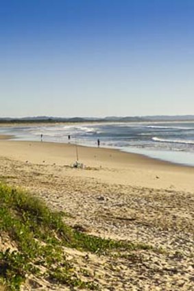 Evans Head beach.