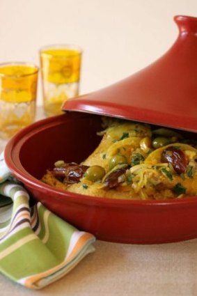 Rich flavours: Lynne Mullins' Chicken tagine with fresh dates and lemons.