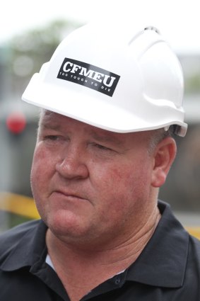 Resigned: NSW construction union boss Brian Parker.