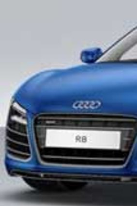 An Audi similar to the R8 stolen on Monday.