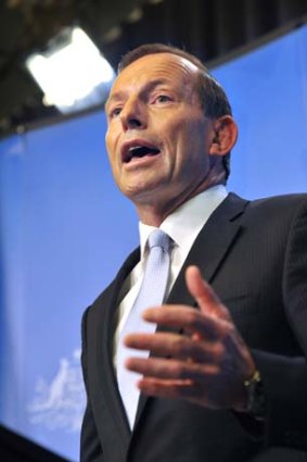 Tony Abbott: Facing problems from Indonesia.