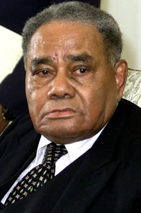 Fijian President Ratu Josefa Iloilo in 2000.