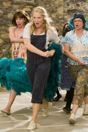 Positively Agnetha Faltskog: Meryl Streep (centre) with Christine Baranski (left) and Julie Walters in Mamma Mia!