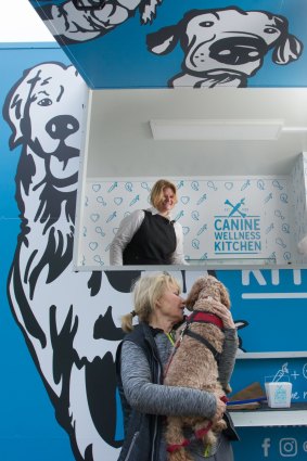 Katie Crandon and Laura Yeomans have started up Canine Wellness Kitchen, a food truck for dogs.